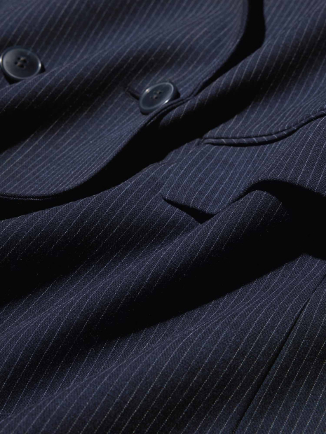 Классический пиджак UNIQLO на пуговицах 1160764752 (Синий L)