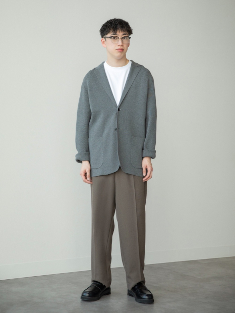 Вязаный пиджак UNIQLO 1161520419 (Серый 3XL)