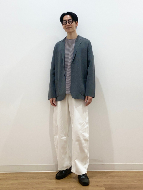 Вязаный пиджак UNIQLO 1161520419 (Серый 3XL)