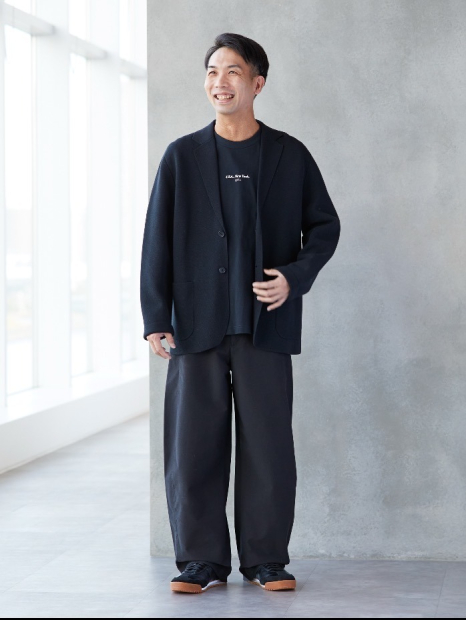Вязаный пиджак UNIQLO 1161521519 (Черный 3XL)