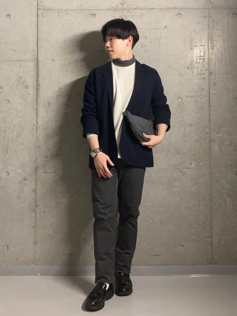 Вязаный пиджак UNIQLO 1161521519 (Черный 3XL)