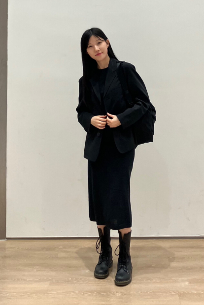 Классический пиджак UNIQLO 1161936940 (Черный L)