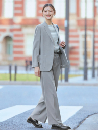 Классический пиджак UNIQLO с технологией AirSense 1159839993 (Серый M)