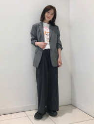 Классический пиджак UNIQLO на пуговицах 1159841005 (Серый S)