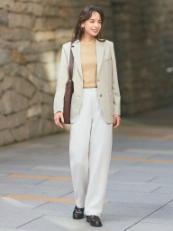 Класичний піджак UNIQLO з технологією AirSense 1159840034 (Молочний S)