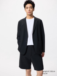 Ультраеластичний піджак UNIQLO 1159841629 (Чорний M)