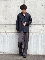 Легкий пиджак UNIQLO 1159841686 (Черный L)