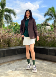 Классический пиджак UNIQLO на пуговицах 1159847178 (Коричневый XXL)