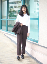 Классический пиджак UNIQLO на пуговицах 1159847178 (Коричневый XXL)