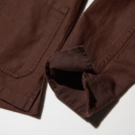 Легкий пиджак Uniqlo из смеси хлопка и льна 1159985989 (Коричневый M)