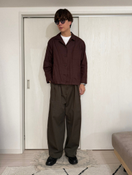 Легкий пиджак Uniqlo из смеси хлопка и льна 1159985989 (Коричневый M)