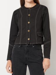 Укороченный женский пиджак Karl Lagerfeld Paris 1160008016 (Черный 2)
