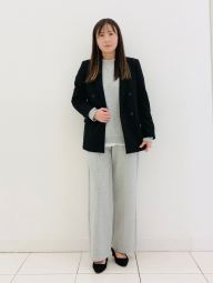 Классический пиджак UNIQLO на пуговицах 1160305598 (Черный S)