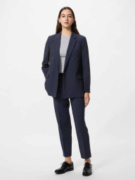 Классический пиджак UNIQLO на пуговицах 1160764752 (Синий L)
