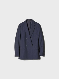 Классический пиджак UNIQLO на пуговицах 1160764752 (Синий L)