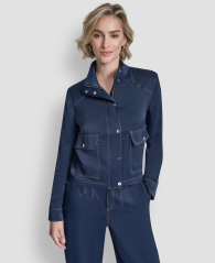Женский жакет DKNY с воротником 1160788522 (Синий M)