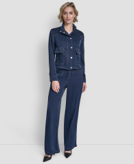 Женский жакет DKNY с воротником 1160788522 (Синий M)