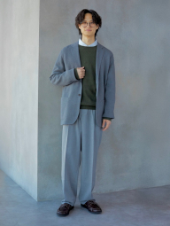 Вязаный пиджак UNIQLO 1161520419 (Серый 3XL)