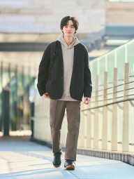 Вязаный пиджак UNIQLO 1161522342 (Черный XXL)