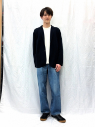 Вязаный пиджак UNIQLO 1161521519 (Черный 3XL)