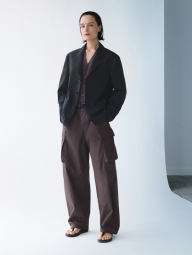 Классический пиджак UNIQLO 1161937018 (Черный S)