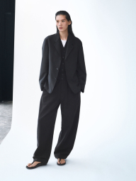 Классический пиджак UNIQLO 1161936940 (Черный L)
