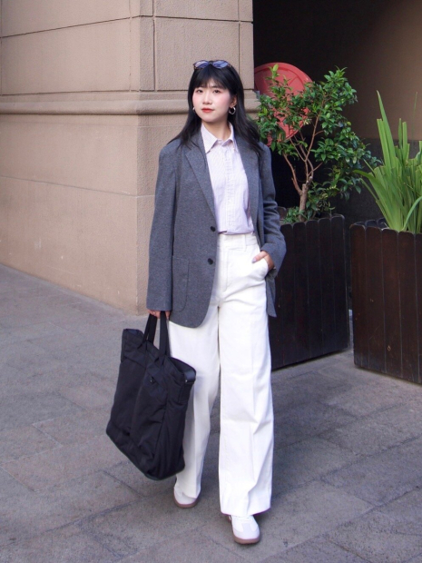 Пиджак с начесом UNIQLO 1159856383 (Серый L)