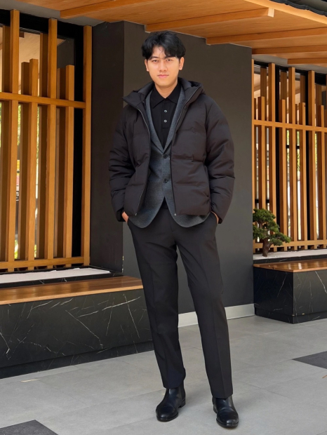 Пиджак с начесом UNIQLO 1159856484 (Серый XL)