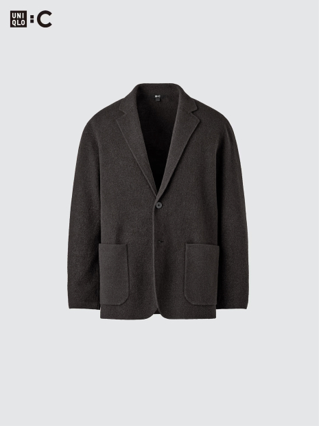 Піджак із суміші вовни UNIQLO 1159857877 (Сірий L)