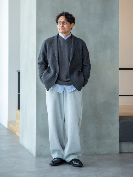 Піджак із суміші вовни UNIQLO 1159857877 (Сірий L)