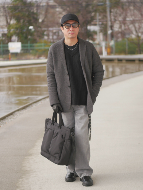 Піджак із суміші вовни UNIQLO 1159857877 (Сірий L)