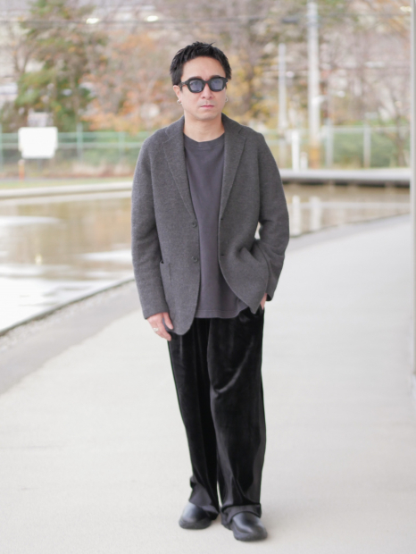 Піджак із суміші вовни UNIQLO 1159857877 (Сірий L)