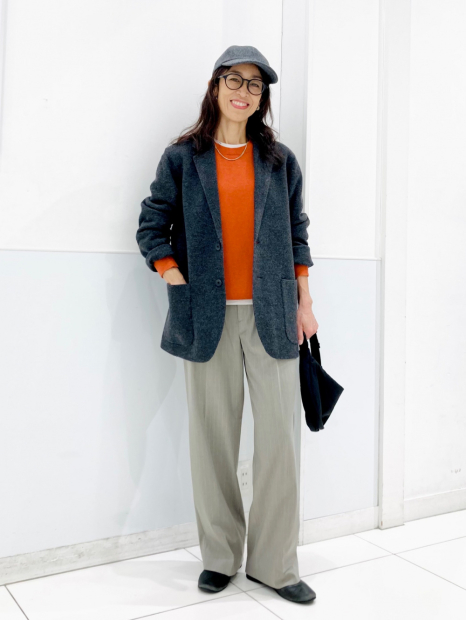 Піджак із суміші вовни UNIQLO 1159857877 (Сірий L)