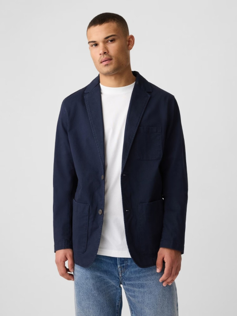 Мужской пиджак GAP классический 1159864488 (Синий XXL)