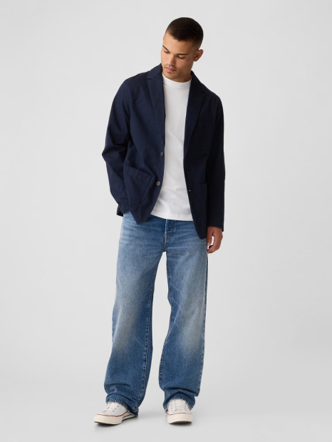 Мужской пиджак GAP классический 1159864488 (Синий XXL)