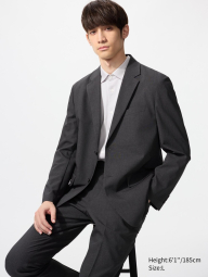 Класичний піджак AirSense UNIQLO на гудзиках 1159847172 (Сірий 3XL)