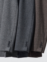 Пиджак с начесом UNIQLO 1159856383 (Серый L)