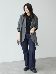 Пиджак с начесом UNIQLO 1159856383 (Серый L)