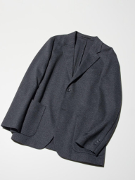 Пиджак с начесом UNIQLO 1159856484 (Серый XL)