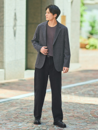 Пиджак с начесом UNIQLO 1159856484 (Серый XL)