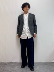 Пиджак с начесом UNIQLO 1159856484 (Серый XL)