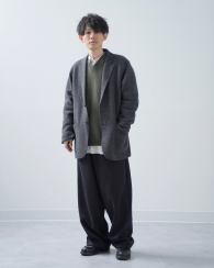 Піджак із суміші вовни UNIQLO 1159857877 (Сірий L)