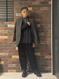 Піджак із суміші вовни UNIQLO 1159857877 (Сірий L)