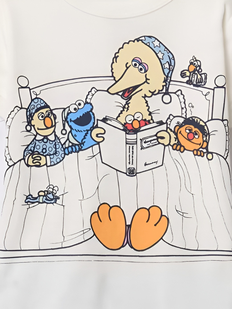 Дитяча піжама Sesame Street GAP футболка та штани 1159841080 (Різні кольори 5)