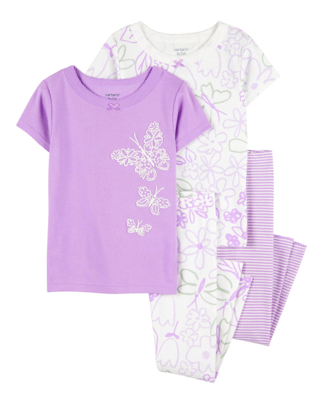 Набор детских пижам Carter's 2 футболки и 2 штанов 1159846675 (Разные цвета 3T)