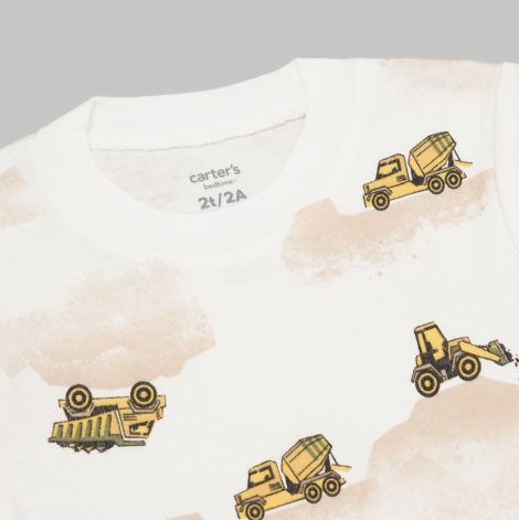 Детская пижама с принтом Carter's набор 2 пижамы 1159846668 (Разные цвета 3T) на рост 93-99 см