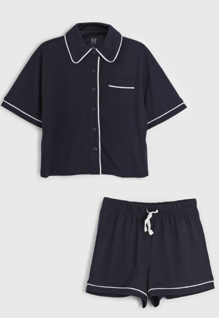 Дитяча піжама GAP сорочка та шорти 1159849748 (Синій 6)