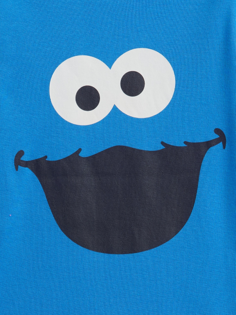 Детская пижама Sesame Street GAP футболка и шорты 1159858123 (Синий 6) на рост 114-122 см