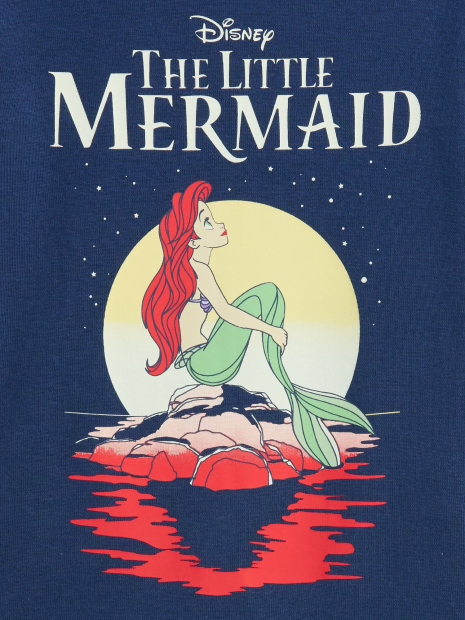 Детская пижама Disney Little Mermaid GAP футболка и шорты 1159858506 (Синий 3) на рост 100 см