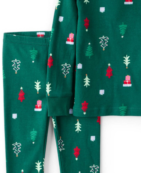 Детская пижама с принтом Carter's лонгслив и штаны 1159859379 (Зеленый 4T) на рост 99-105 см